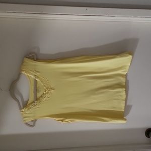 White stag yellow tank top large